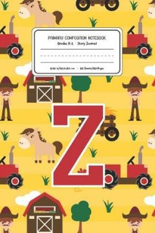 Cover of Primary Composition Notebook Grades K-2 Story Journal Z