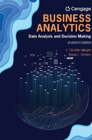 Cover of Mindtap for Albright/Winston's Business Analytics: Data Analysis & Decision Making, 2 Terms Printed Access