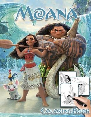 Book cover for MOANA Coloring Book