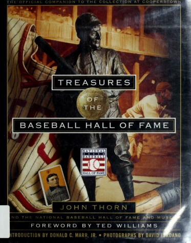 Book cover for Treasures of the Baseball Hall of Fame