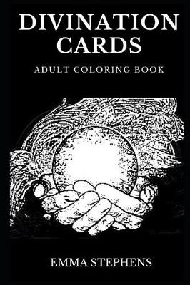 Book cover for Divination Cards Adult Coloring Book