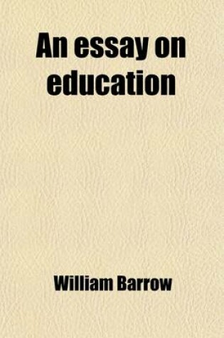 Cover of An Essay on Education