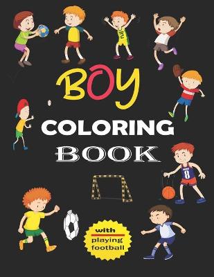 Book cover for Boy Coloring Book