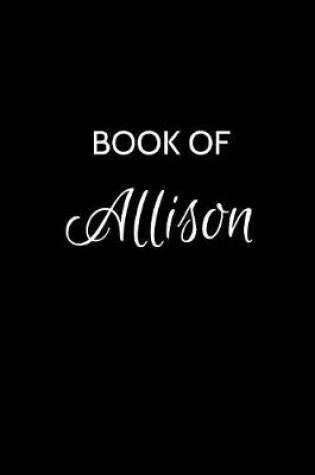 Cover of Book of Allison