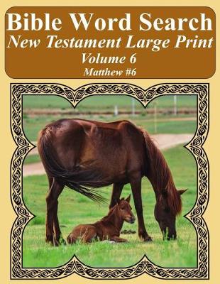 Book cover for Bible Word Search New Testament Large Print Volume 6