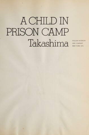 Cover of A Child in Prison Camp