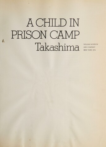 Book cover for A Child in Prison Camp