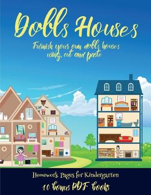 Book cover for Homework Pages for Kindergarten (Doll House Interior Designer)