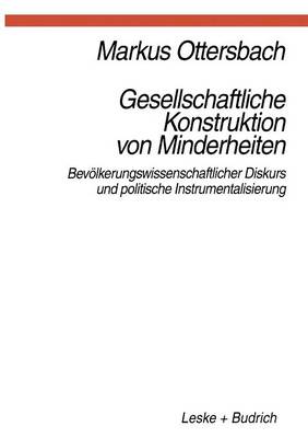 Book cover for Gesellschaftliche Konstruktion von Minderheiten