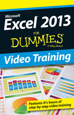 Book cover for Excel 2013 for Dummies Video Training Course