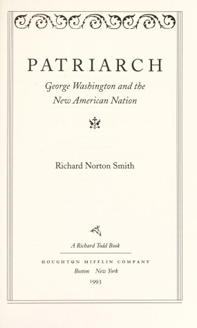 Book cover for Patriarch