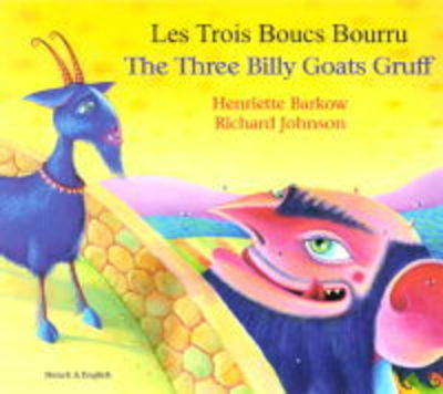Book cover for The Three Billy Goats Gruff in Bengali and English