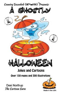 Book cover for A Ghostly Halloween -- Jokes and Cartoons