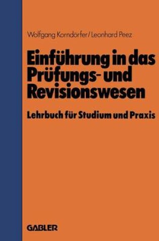 Cover of Einführung in das Prüfungs- und Revisionswesen