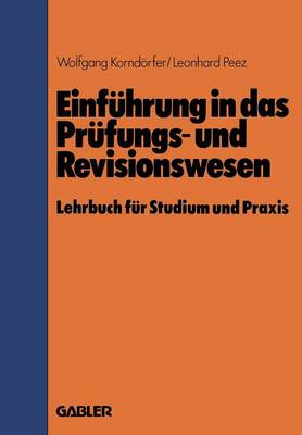 Book cover for Einführung in das Prüfungs- und Revisionswesen