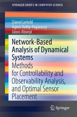 Cover of Network-Based Analysis of Dynamical Systems