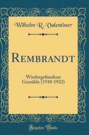 Cover of Rembrandt