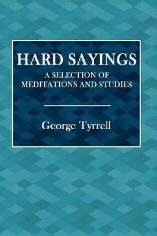 Cover of Hard Sayings