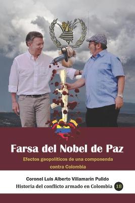 Book cover for Farsa del Nobel de Paz