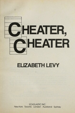 Cover of Cheater, Cheater