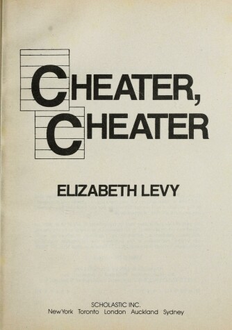 Book cover for Cheater, Cheater