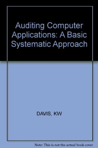 Cover of Auditing Computer Applications