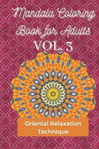 Cover of Mandala Coloring Book for Adults