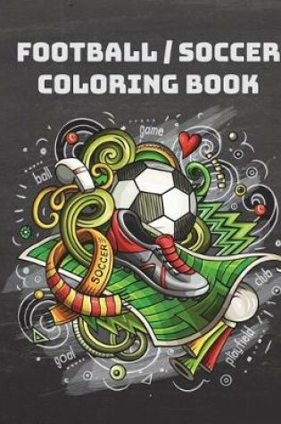 Cover of Football/Soccer Coloring Book