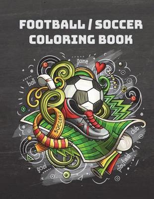 Book cover for Football/Soccer Coloring Book