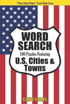 Book cover for U.S. Cities & Towns Word Search Puzzles