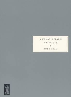 Book cover for A Woman's Place, 1910-1975