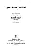 Book cover for Operational Calculus