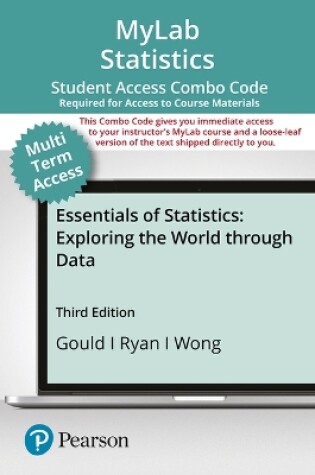Cover of Mylab STATS with Pearson Etext -- Combo Access Card -- For Essentials of Statistics (24 Months)