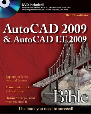 Cover of AutoCAD 2009 and AutoCAD LT 2009 Bible