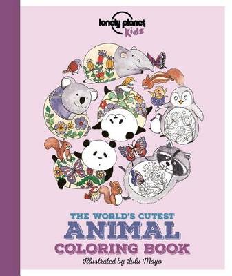 Book cover for The World's Cutest Animal Coloring Book