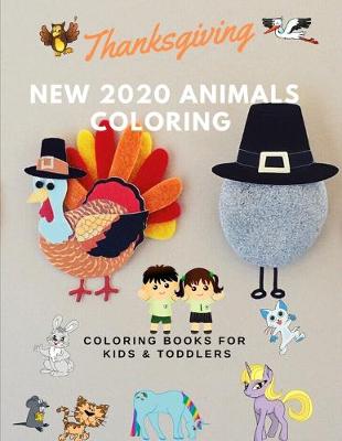 Book cover for Thanksgiving Animals Coloring Coloring Books for Kids & Toddlers