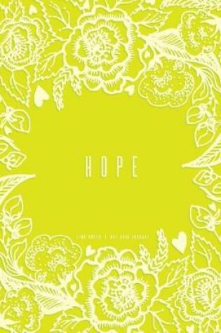 Cover of Hope - Lime Green Dot Grid Journal