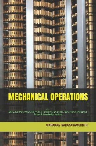 Cover of Mechanical Operations