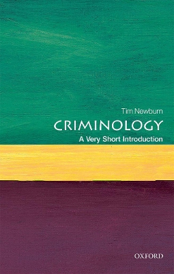 Book cover for Criminology: A Very Short Introduction