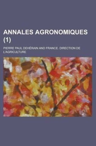 Cover of Annales Agronomiques (1)