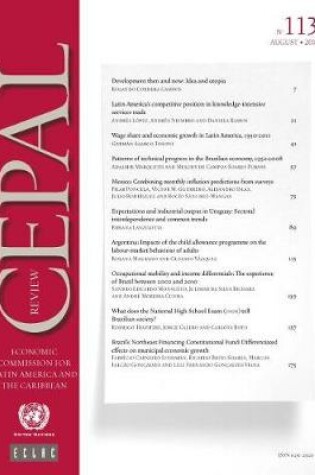 Cover of CEPAL Review No. 113, August 2014