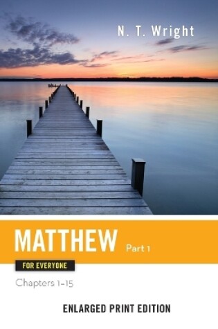 Cover of Matthew for Everyone, Part 1