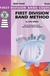 Book cover for First Division Band Method, Part 4