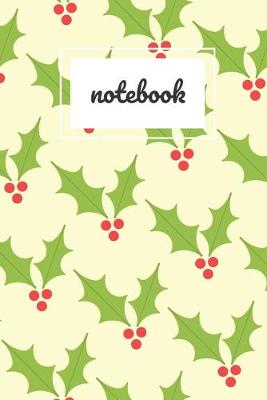 Book cover for Holly & berries notebook