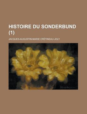 Book cover for Histoire Du Sonderbund (1)