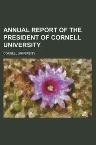 Cover of Annual Report of the President of Cornell University