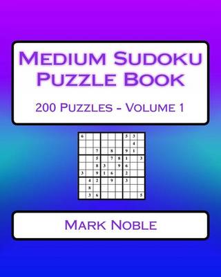 Book cover for Medium Sudoku Puzzle Book Volume 1