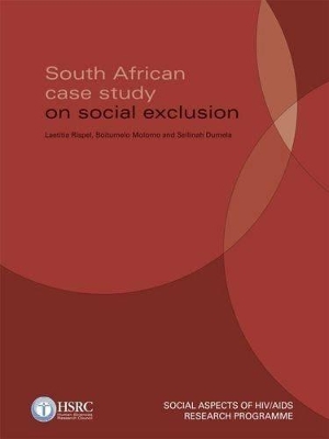 Cover of South African Case-study on Social Exclusion