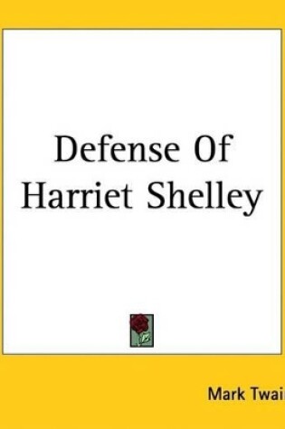 Cover of Defense of Harriet Shelley