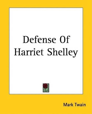 Book cover for Defense of Harriet Shelley